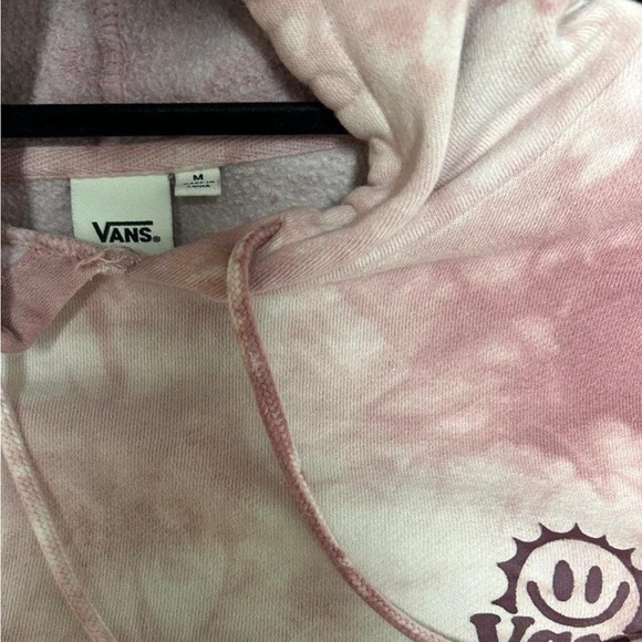 Vans Women’s Pink Tie-Dye Hoodie | Cozy Streetwear - Picture 3 of 5